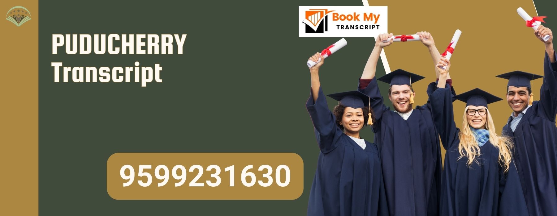 Puducherry Transcript, Moi, Degree Certificate, 9599231630