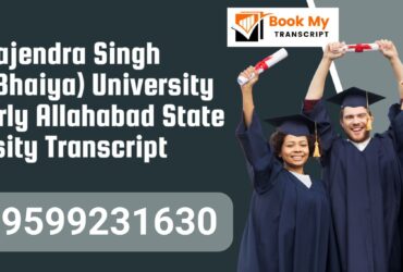 Prof. Rajendra Singh (rajju Bhaiya) University (formerly Allahabad State University) Trans 9599231630