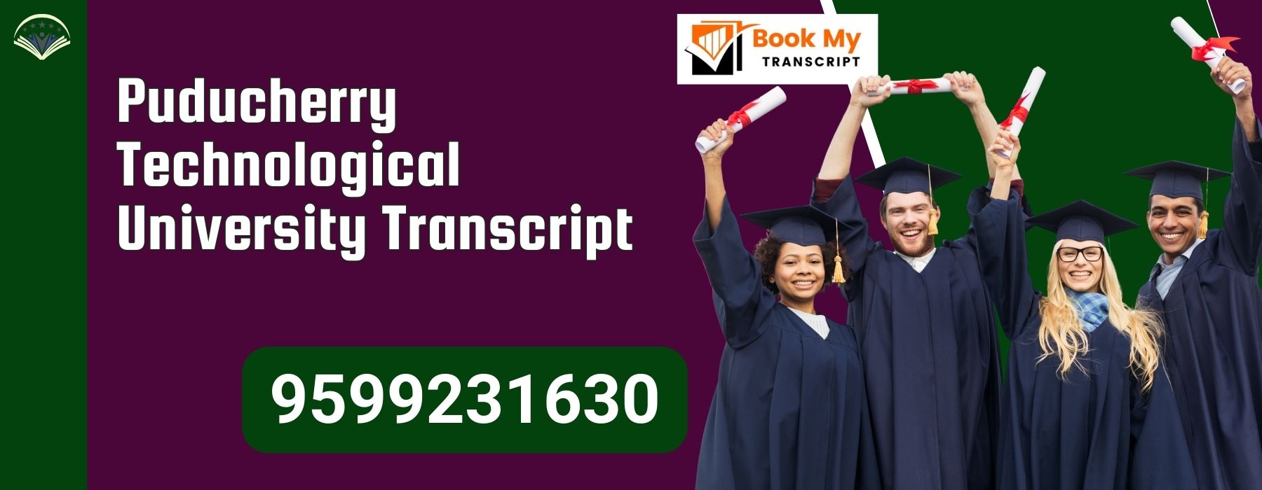 Puducherry Technological University Transcript, Moe, Degree Certificate, 9599231630
