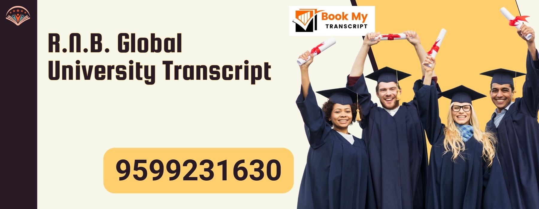 R.n.b. Global University Transcript, Moi, Degree Certificate, 9599231630