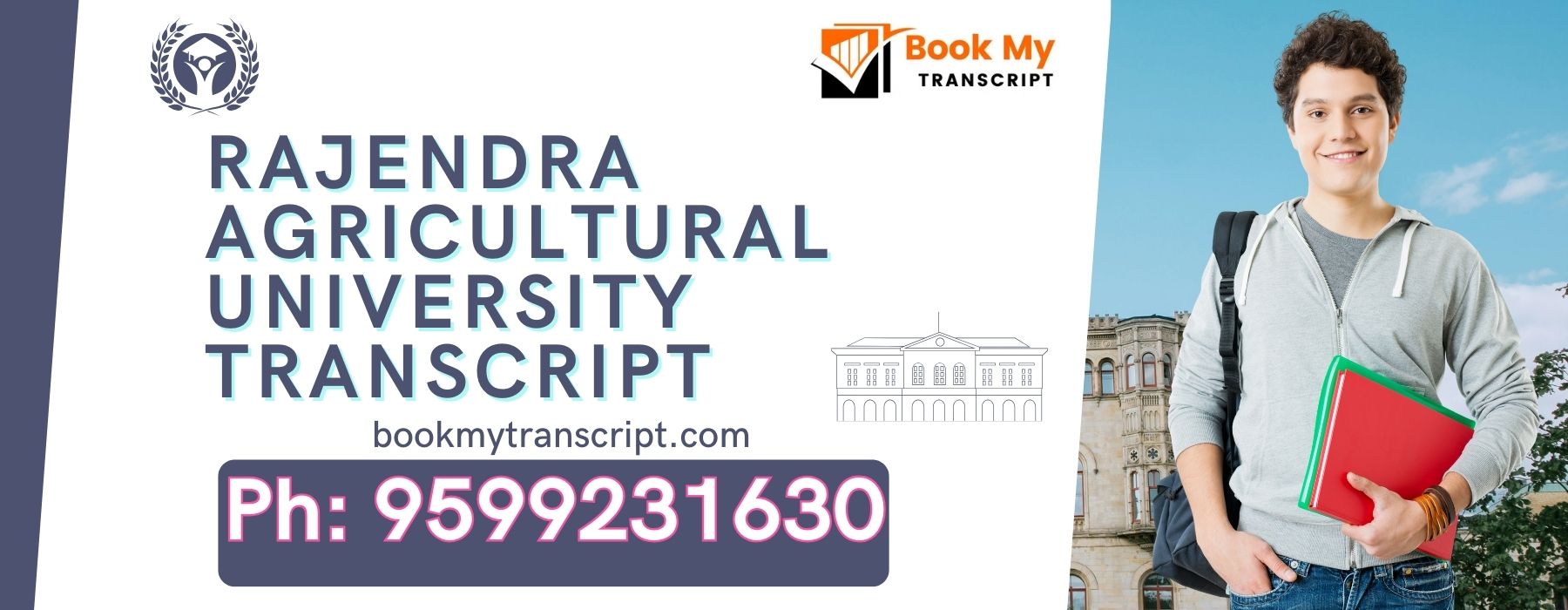 Rajendra Agricultural University Transcript, Moi, Degree Certificate, Duplicate Marksheet, lor-9599231630