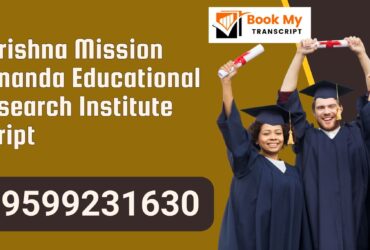 Ramakrishna Mission Vivekananda Educational Research Institute Transcript, Moi, Degree Certificate, 9599231630