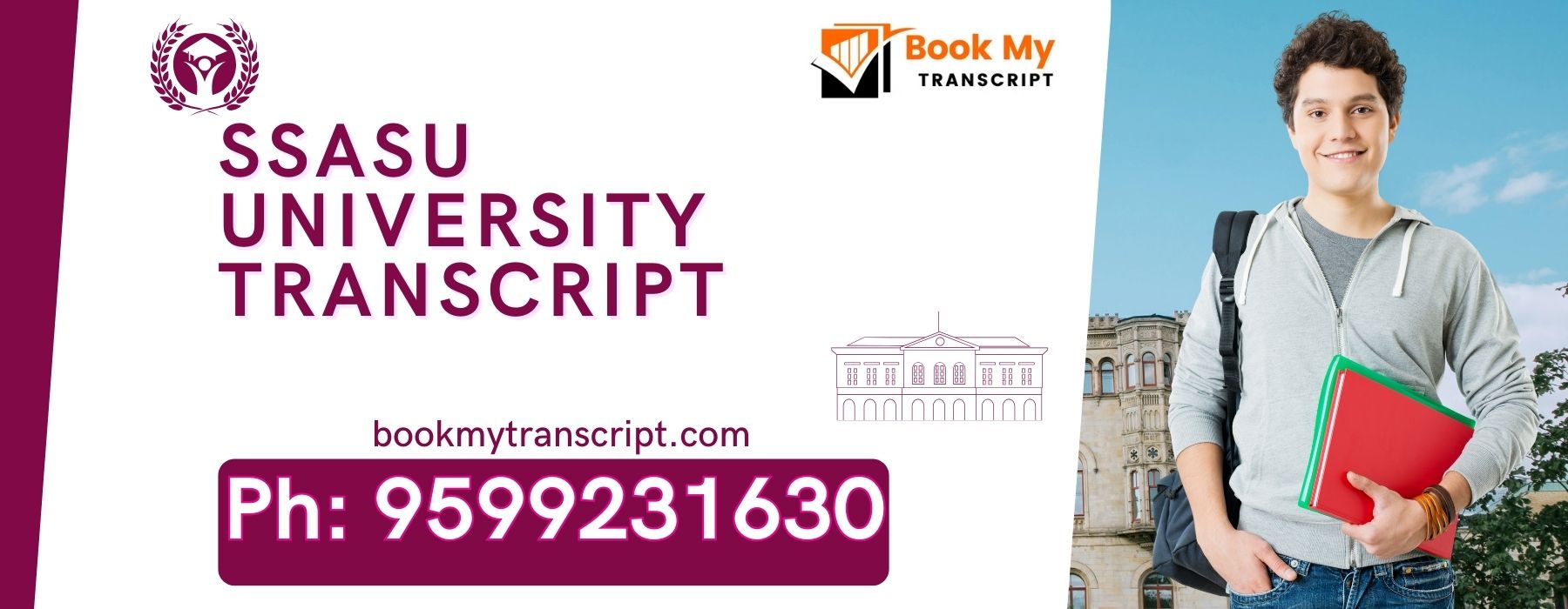 Ssasu University Transcript, Moi, Degree Certificate, Duplicate Marksheet, lor-9599231630