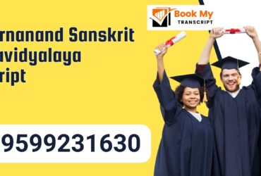 Sampurnanand Sanskrit Vishwavidyalaya Transcript, Moi, Degree Certificate, 9599231630
