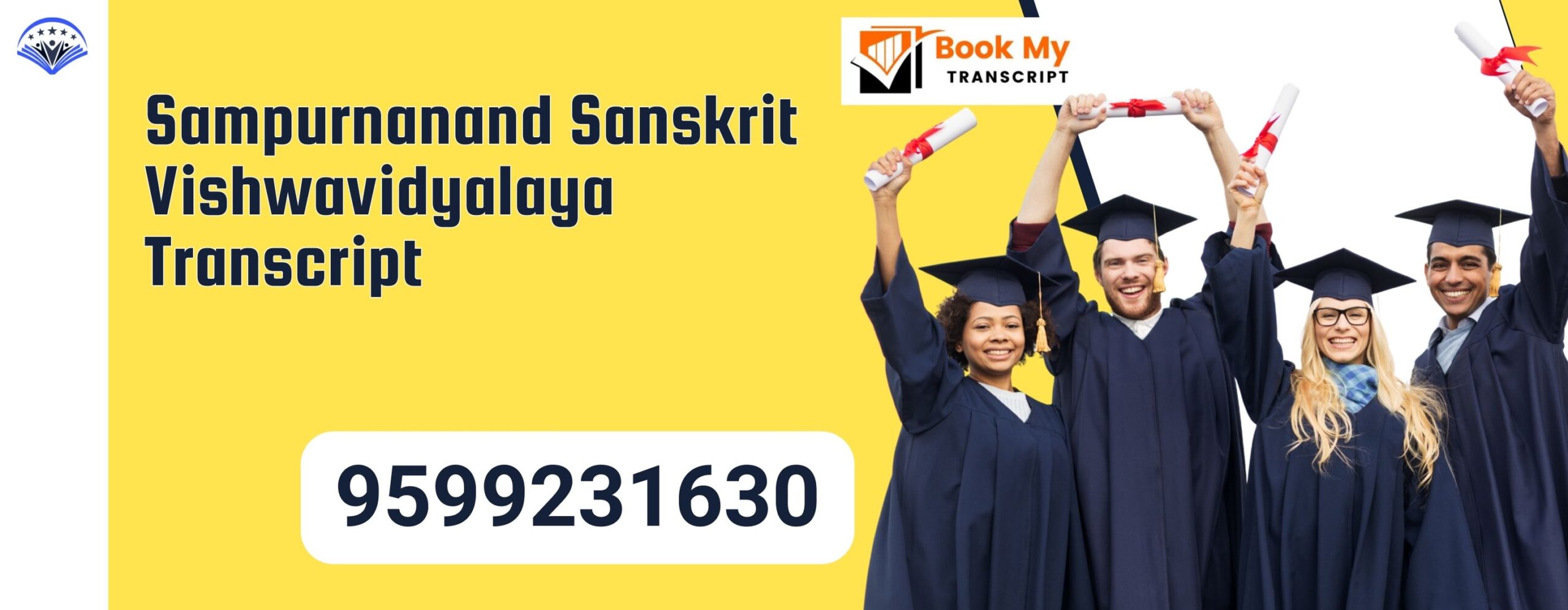 Sampurnanand Sanskrit Vishwavidyalaya Transcript, Moi, Degree Certificate, 9599231630