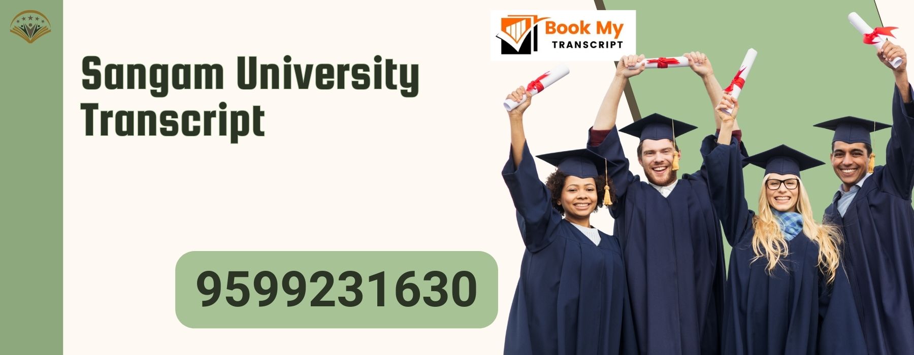 Sangam University Transcript, Moi, Degree Certificate, 9599231630