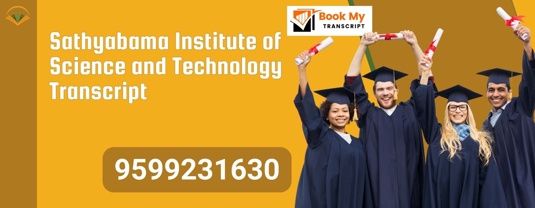 Sathyabama Institute of Science and Technology Transcript, Moi, Degree Certificate, 9599231630