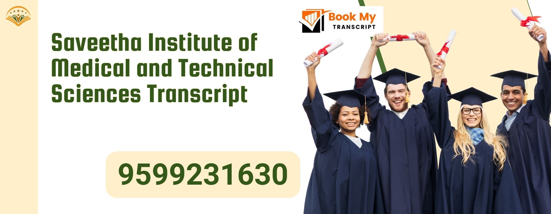 Saveetha Institute of Medical and Technical Sciences Transcript, Moi, Degree Certificate, 9599231630