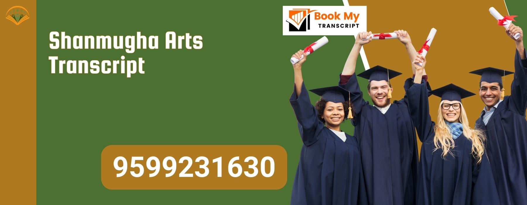 Shanmugha Arts Transcript, Moi, Degree Certificate, 9599231630