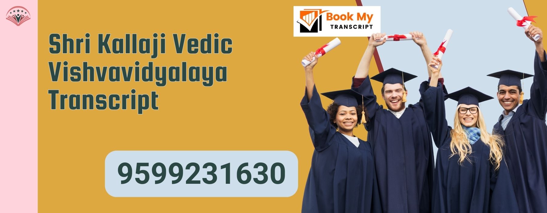 Shri Kallaji Vedic Vishvaya Transcript, Moi, Degree Certificate, 9599231630