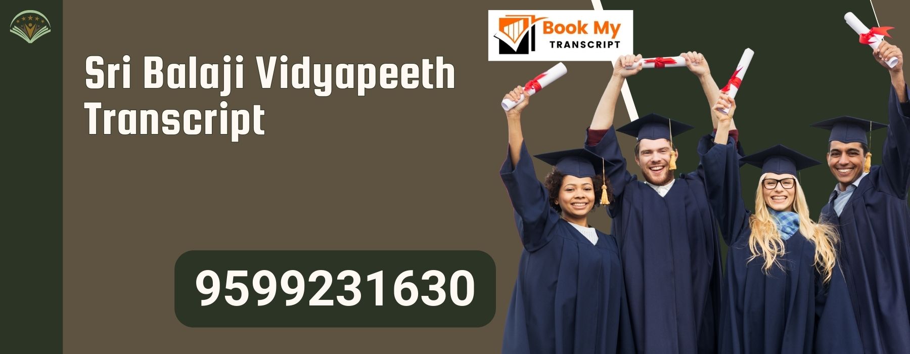 Sri Balaji Vidyapeeth Transcript, Moi, Degree Certificate 9599231630