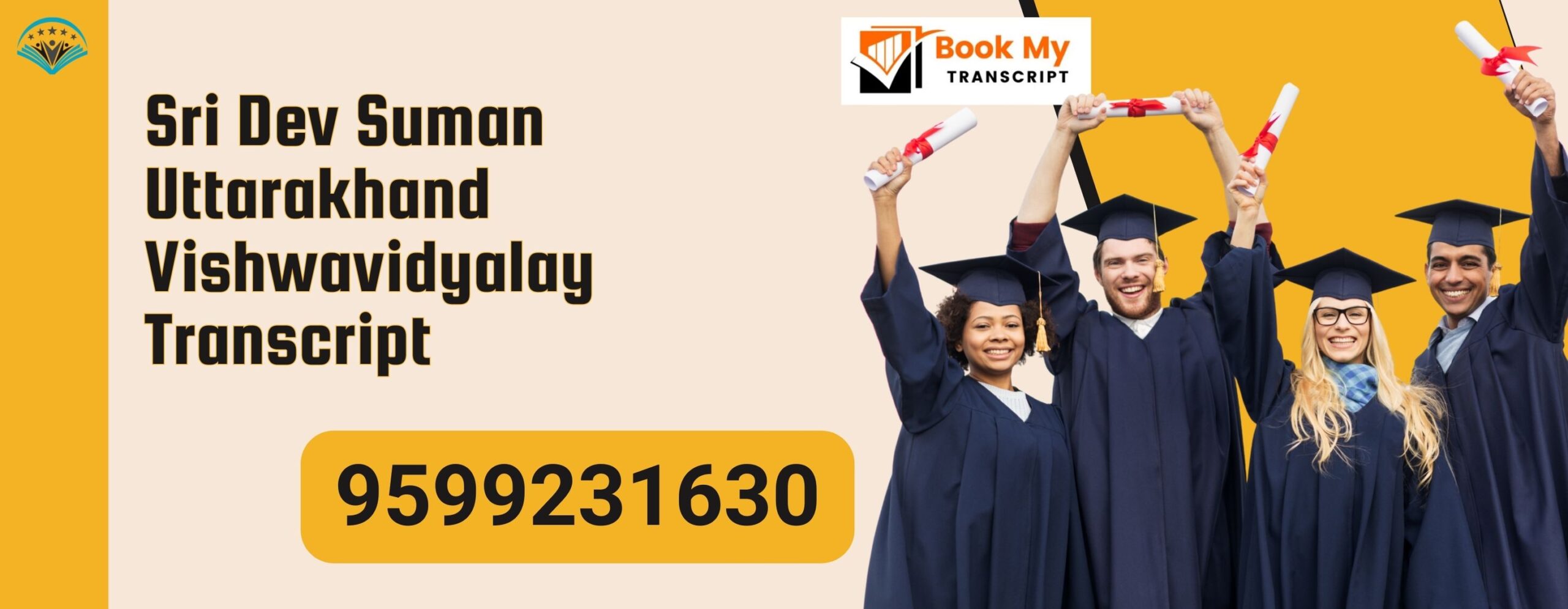 Sri Dev Suman Uttarakhand Vishwavidyalay Transcript, Moi, Degree Certificate, 9599231630