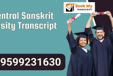 The Central Sanskrit University Transcript, Moi, Degree Certificate, 9599231630