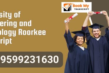 University of Engineering and Technology Roorkee Transcript, Moi, Degree Certificate 9599231630