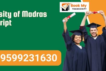 University of Madras Transcript, Moi, Degree Certificate, 9599231630