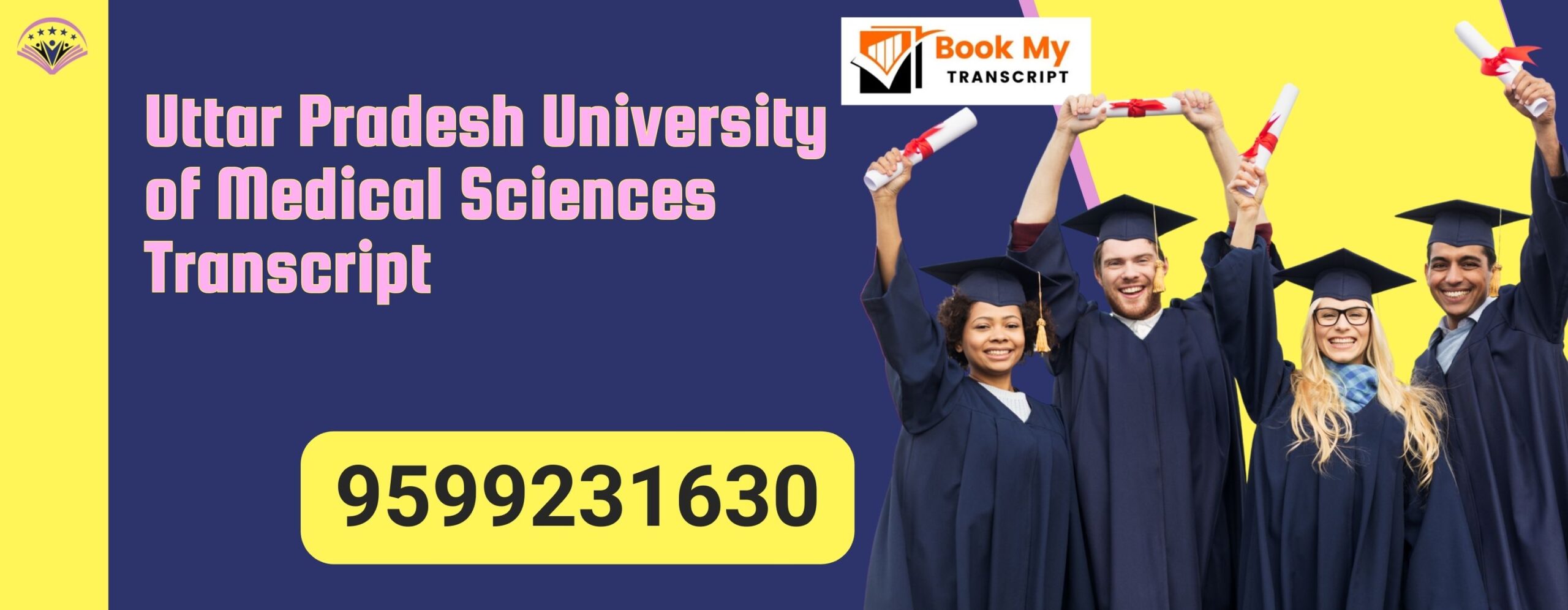 Uttar Pradesh University of Medical Sciences Transcript, Moi, Degree Certificate, 9599231630