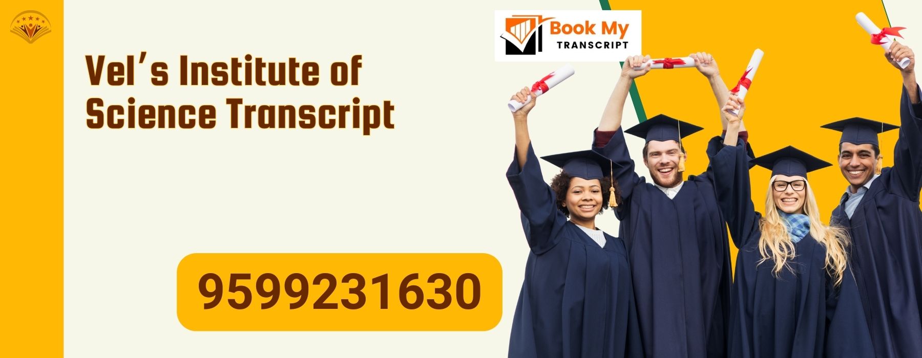 Vel’s Institute of Science Transcript, Moi, Degree Certificate, 9599231630
