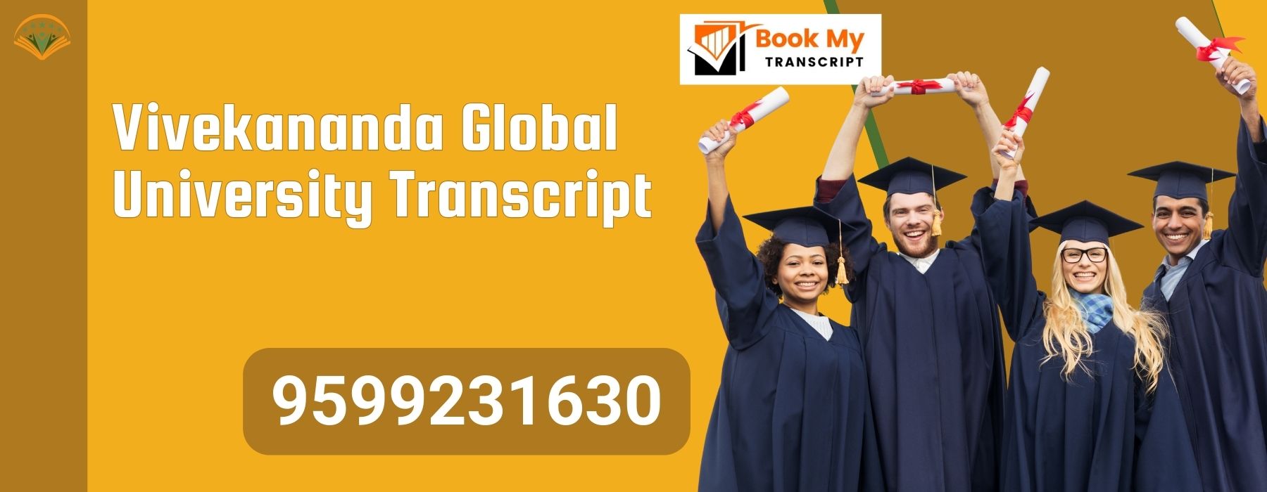 Vivekananda Global University Transcript, Moi, Degree Certificate, 9599231630